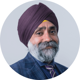 Headshot of Harinder Singh, Managing Director of BJS Home Delivery